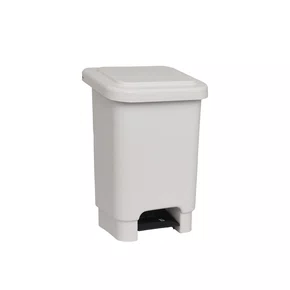 Lixeira 25l c/ pedal branco 13220 lar plásticos