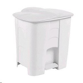 Lixeira redonda 14lts c/ pedal collor arca plast