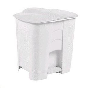 Lixeira retangular 8lts c/ pedal collor 396 arca plast