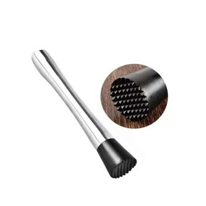 Macerador Socador Prateado Aço Inoxidável Mimo Style AC1849