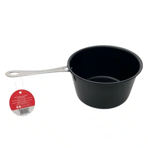 Mini panela de servir preta 12cm - cm 24