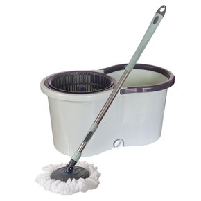 Mop giratório com esfregão lava e seca 2 compartimentos