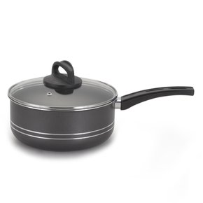 Panela 16 C/Tampa de Vidro Grafite Ipanema 10576 Nacional