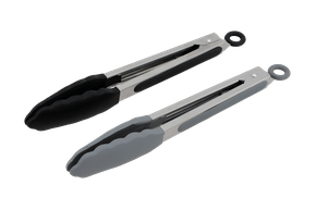 Pegador de inox 27cm com ponta de silicone gp583