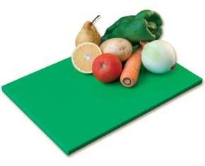 Placa corte de polietileno 50x30x1cm - verde