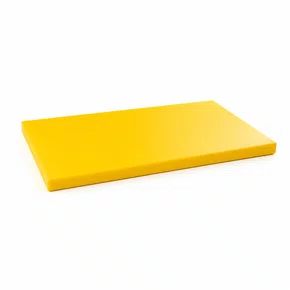 Placa corte polietileno 50x30x1,5cm - amarela