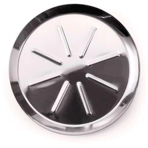 Porta copo aço inox prata