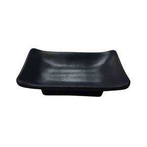 Porta shoyo 10 x 6,5 x 2,5 cm - 50ml preto fosco 6690 weck