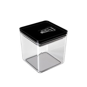 Pote hermético dubai unitermi preto 1l