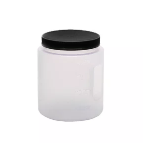 Pote mantimento tampa rosca 2 l preto maximaplastic