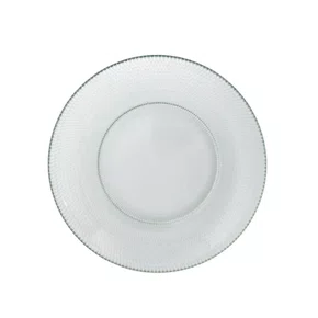 Prato raso de vidro gema plus transparente 25cm