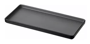 Prato ret. 32 x 15cm - dual color cinza gx5517