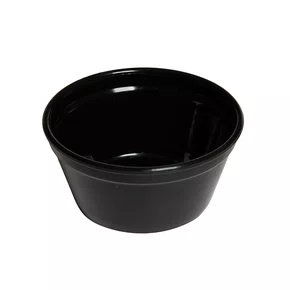 Ramequim cheff 240ml preto em polipropileno linha tropical