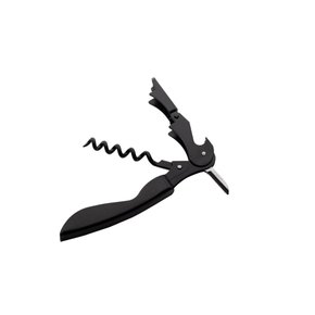 Saca rolhas canivete preto 12cm gp296