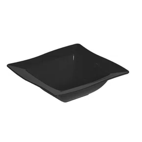 Saladeira moove quadrada 800ml preta em polipropileno linha tropical