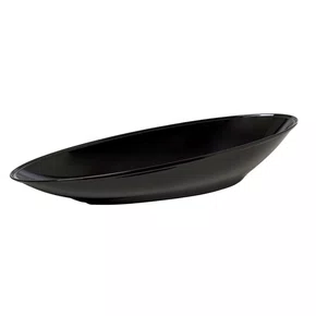 Saladeira oval 60cm preta em polipropileno linha tropical