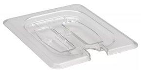 Tampa de cuba Gastronômica em policarbonato c/cavo 1/6 com pegador jolly