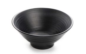 Tigela Arroz Preta Melamina 13x6cm 350ml 33061 jolly