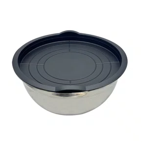 Tigela bowl 23,6 cm ø em inox 3,5 l com tampa 3047