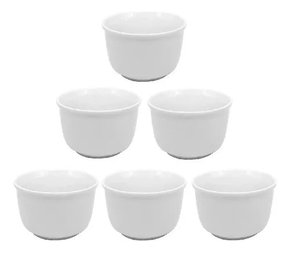 Tigela Cumbuca De Porcelana Açaí / Caldos 12 Pçs 200ml