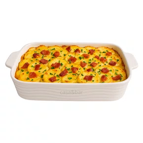 Travessa retan sandy 35,5x21,5x6cm pcln249 haus