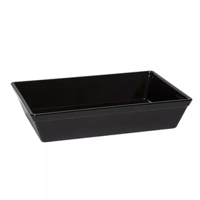 Travessa stillo retangular 5l preta em polipropileno linha tropical