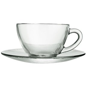 Xicara cafe c/pires diamante 200ml duralex