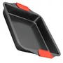 Assadeira antiaderente c/ pegador silicone 40,5x25,5cm (33,5x23) - cm24 13026 inga