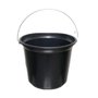Balde 8 lt preto reciclado 254 for-plast