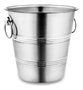 Balde de gelo cinza prateado com 1 litro gp inox