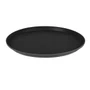 Bandeja p/garçom antiderrapante oval 56x68cm preta eco unitermi