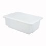 Caixa box organizadora plástico c/tampa branca 10L