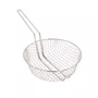 Cesto fritura redondo aramado cromado 30x53cm gp728