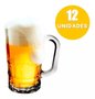 Conjunto Com 12 Canecas De Chopp Cerveja De Vidro 360 Ml
