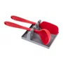 Descanso para utensílios -plastico 14 x 12cm cinza 6269 weck