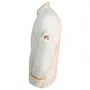 Duas Dolmas gabardine branca lisa com friso (M) + bordado
