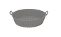Forma de silicone redonda grey para air fryer sn22419g mimo