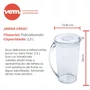 Jarra fresc 2,5l natural em policarbonato linha profissional cook