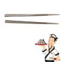 Kit Jogo 6 Pares Hashi japonês oriental acrílico cristal