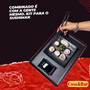 Kit Jogo 6 Pares Hashi japonês oriental acrílico verde