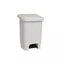 Lixeira 25l c/ pedal branco 13220 lar plásticos