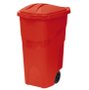 Lixeira com roda 120litros paramount 432