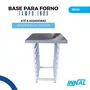 Mesa para forno 60x60cm para 8 assadeiras 35x35cm mf60x60 innal
