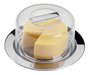 Porta queijo com prato inox display mek