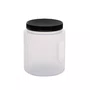 Pote mantimento tampa rosca 2 l preto maximaplastic