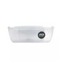 Pote ondas retangular 3 litros transparente