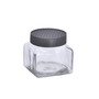 Pote quadrado liso de vidro 1 l 00045 viva