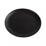 Prato mesa 26,5 x 2,5 cm preto fosco 6677 weck