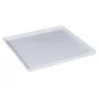 Prato square quadrado 27x27 branco em polipropileno