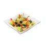 Saladeira moove quadrada 800ml preta em polipropileno linha tropical